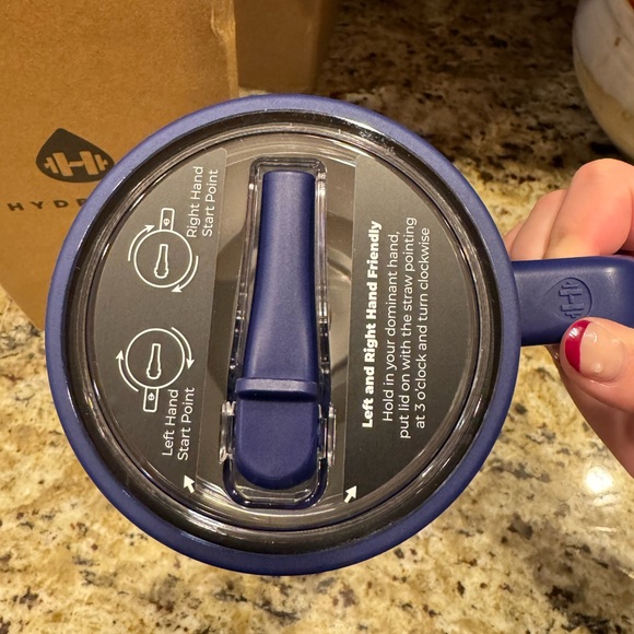 HydroJug Glam Blue Traveler Bottle - Picture 6 of 7